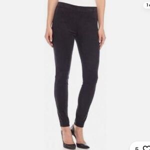 Max Studio Black Faux Suede Leggings